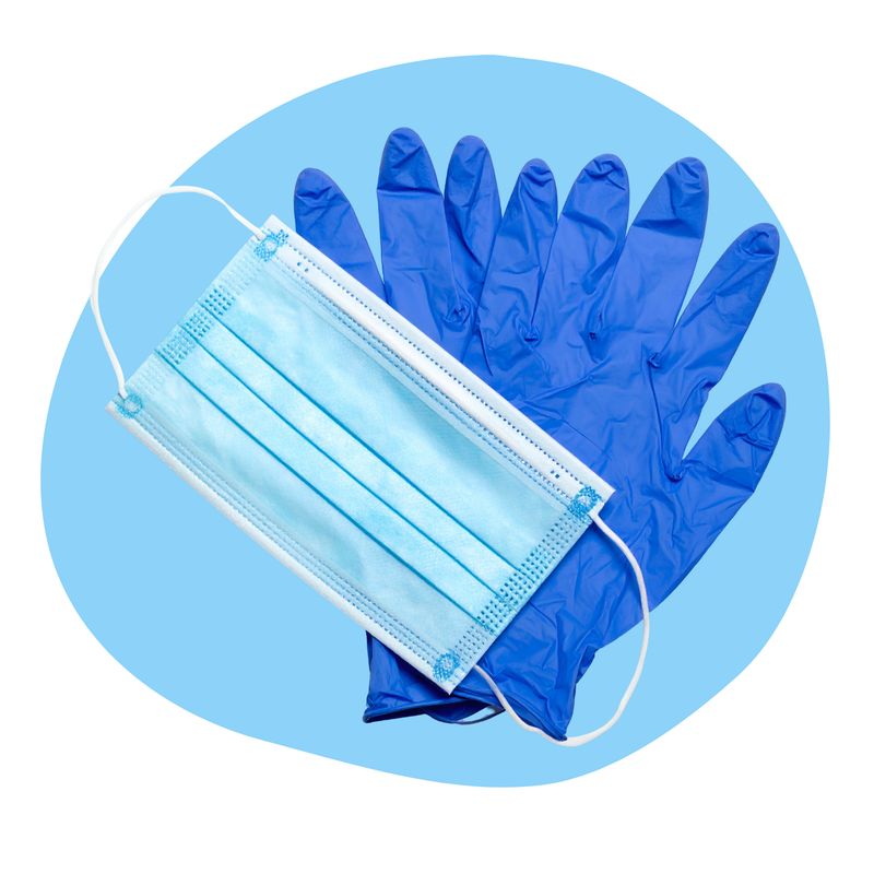 Маски и перчатки