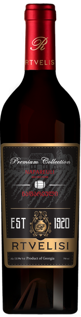 რთველისი ღვინო ნაფარეული  პრემიუმ კოლექცია წ/მშ 0.75