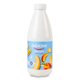 Йогурт Danone питний персик-диня 1.5% 800 г