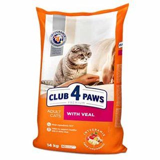 4 paws კატის საკვები საქონლით 1კგ