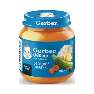 Пюре Gerber овощной салат 125 г