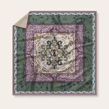 შარფი - ნინო - მწვანე 70x70 სმ