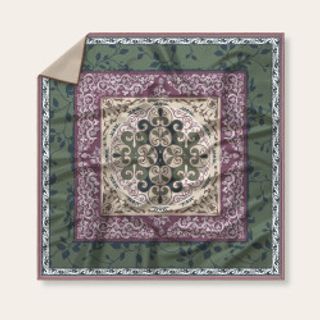 შარფი - ნინო - მწვანე 70x70 სმ