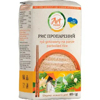 Рис Art Foods Пропарений 800г