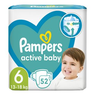 პამპერსი - ბავშვის საფენი ზ-6 /13-18კგ/  #52 4346/8533 Pampers 13-18kg #52 4346/8533