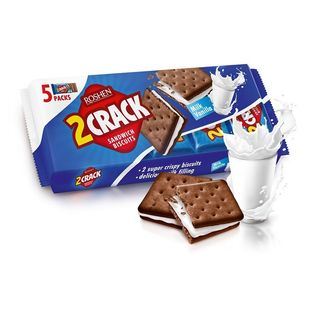 Крeкeр 190 г Рoшeн 2 CRACK з молочно-ванільною начинкoю м/уп