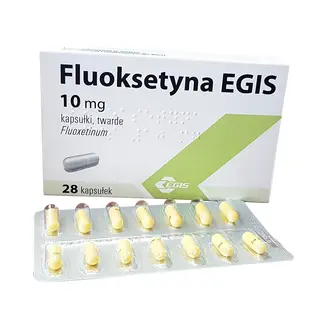 Fluoxetine - ფლუოქსეტინა ეგისი 10მგ 28 კაფსულა