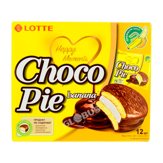 Печенье Lotte Choco pie Banana 12шт 336г