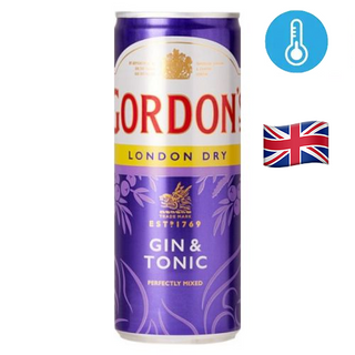 Напій слабоалкогольний Gordon’s Gin+Tonic 0,25л 6,4%