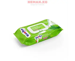 Yokosun, салфетки влажные детские, еco, 100 шт