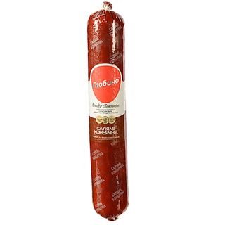 Ковбаса варено-копчена Глобино 460гр салямі коньячна в.с в.п БЕЗ ГМО