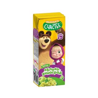 Нектар Маша и Медведь Яблоко-Виноград 0,2л шк: 4813163004084