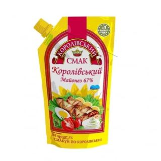 Майонез 0,5 кг Королівський смак Королівський 67% д/пак