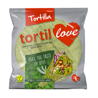 Тортилья Tortillove зі смаком Шпинату 240г