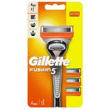 Станок для гоління чоловічий Gillette Fusion з 2 картриджами