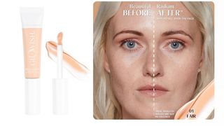 Huda - Glowish Bright Light Hydrating Sheet Vegan Concealer 01 Fair