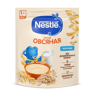 ნესტლე - ფაფა რძიანი შვრია /5თვ+/ 200გრ 3403 NESTLE IC Milk BL Oat 9x200g