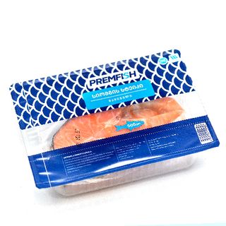 თევზის ასორტი სიომგის სტეიკი /Premfish/ 500გრ