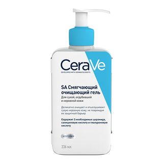 ცერავე - SA სახის გელი დასაბანი დამარბილებელი მშრალი/უხეში/არათანაბარი კანის 236მლ 4118 Cerave - SA Face/body Smoothing Cleanser for Dry. Rough and Bumpy Skin 236ml 4118