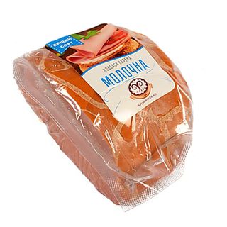 Ковбаса Фарро Молочна вар в.с текстіл.о порц. (за 100 г.)