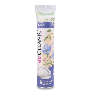 Диски ватні Cleanic Naturals Linen круглі 90шт