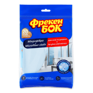 Серветка з мікрофібри «Фрекен Бок» для скла і дзеркал (шт)