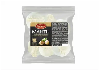 Манты с говядиной и кониной-0,500 гр