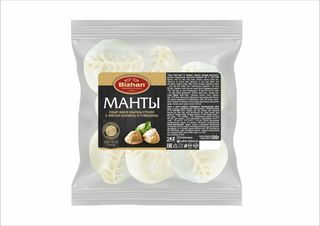 Манты с говядиной и кониной-0,500 гр