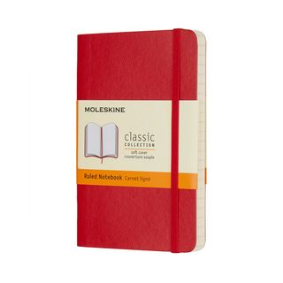 Записник Moleskine Classic Кишеньковий / Лінійка Червоний М’який