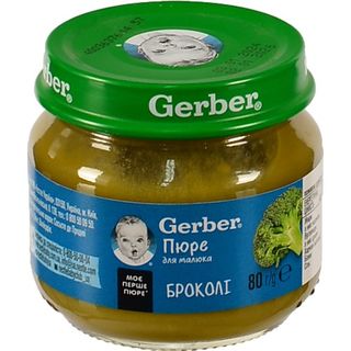 Пюре Гербер 80г брокколі