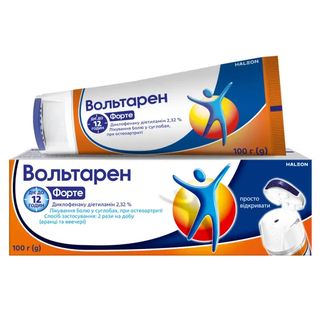 Вольтарен Форте Емульгель Для Зовнішнього Застосування 2,32 % Туба 100 Г