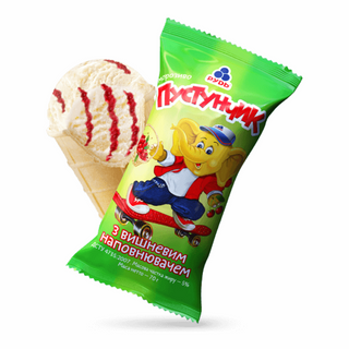 Морозиво Рудь Пустунчик Вишня ст 70г