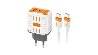 Kaidi 65W Adapter & Type-C to Type-C Cable Carregador Turbo (KD-693CC)