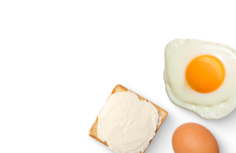 Масло и яйцо