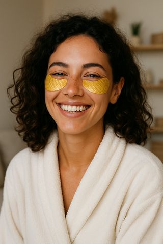 24K ოქროს თვალის პაჩები