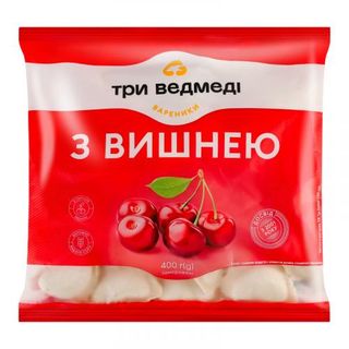Вареники Три Ведмеді 400 г з вишнею