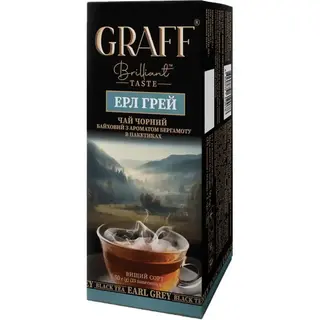 Чай Graff чорний Earl Grey 25 шт по 2 г