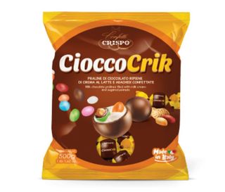 ՇոկոԿրիկ Կաթնային Շոկոլադ պրալինեով և գունավոր Գետնանուշով 500գ