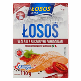 Лосось Losos в олії з сушеними томатами 110 г