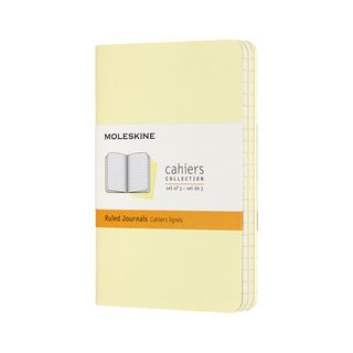 Записник Moleskine Cahier Кишеньковий / Лінійка Ніжний Жовтий