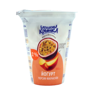 Յոգուրտ «Բ.Կրինկա» Զվոնկա դեղձ-մարակույա 2%310գր