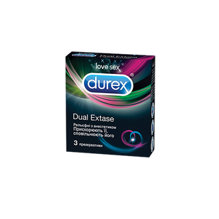 Презерватив Durex Dual Extase №3