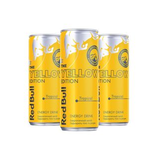 Напій Red Bull Yellow Edition - Tropic 250мл x3шт