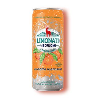 ლიმონათი /ბორჯომი / აჭარული მანდარინით 0,33ლ ქილა