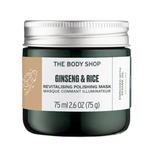 ბოდი შოპი - სახის ნიღაბი გამანათებელი. ამქერცლავი ჩინური ჟენშენი და ბრინჯი 75მლ 18943/22575/18129 FACIAL MASK GINSENG  RICE 75ML A0X 18129/44651