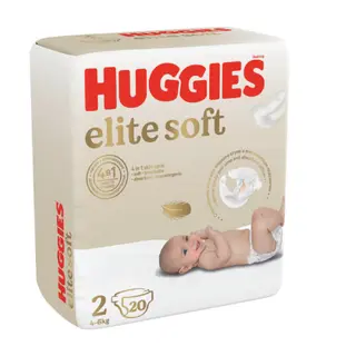 Huggies - საფენი ელიტ სოფტი #2 (4-6 კგ) - 20 ც