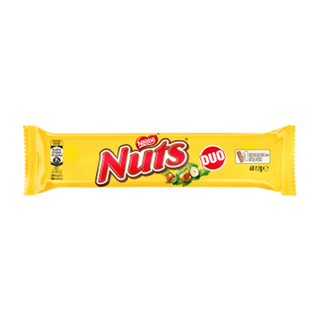 Батончик Nuts DUO шоколадний з цілими лісовими горіхами 60 г