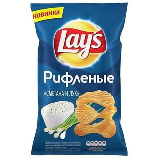 Չիպս թթվասեր և սոխի «Lay's» 150գ 