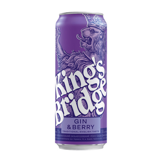 Напій з низьким вмістом алкоголю King's Bridge Gin&Berry 7% 05 L