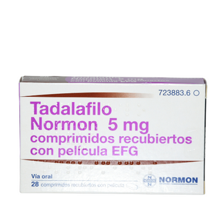 ტადალაფილი ნორმონი ტაბლეტი  5მგ #28  Tadalafil 5mg x 28 tablets